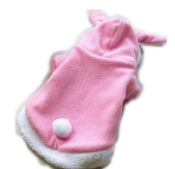 Bunny Ear Fleece Pet Hoodie