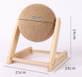 Sisal Scratching Ball with Wooden Frame - L type large