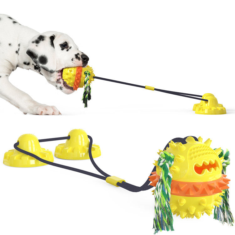 Suction Cup TPR Chew Toy for Dogs