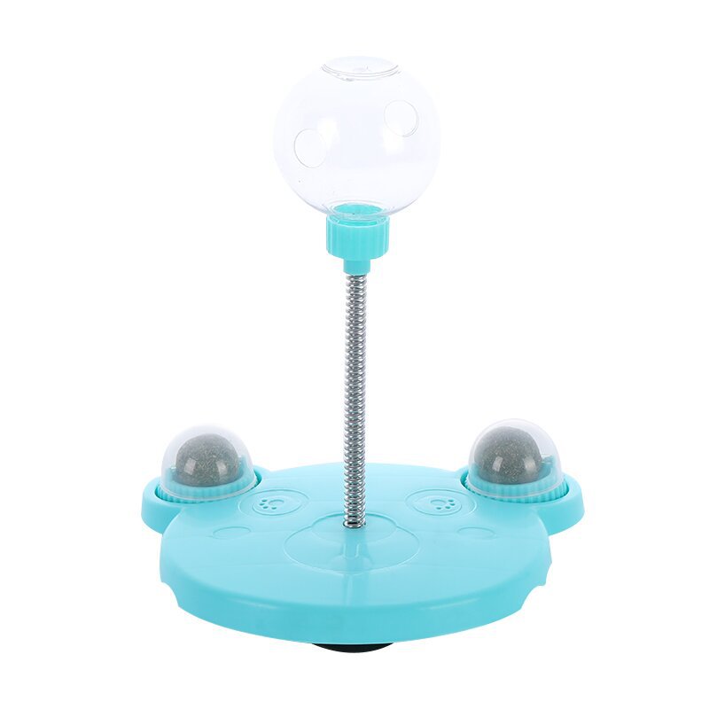 Suction Cup Treat Tumbler for Cats - Blue / Combination paragraph