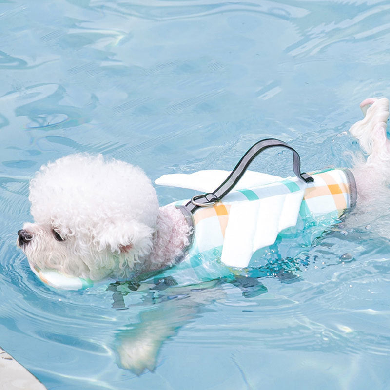 Swan and Dinosaur Dog Life Jacket