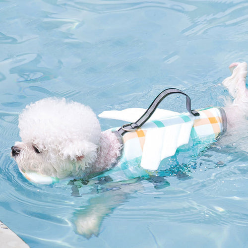 Swan and Dinosaur Dog Life Jacket