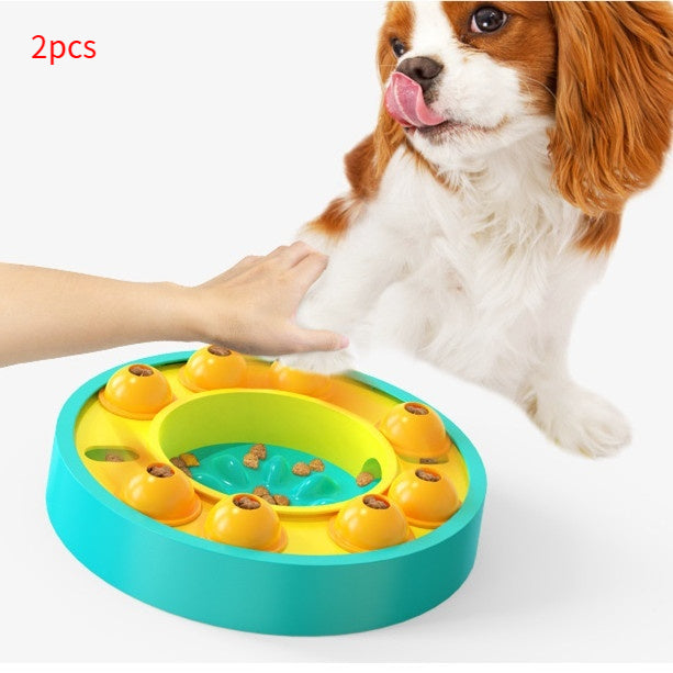 Roulette Puzzle Feeder for Dogs and Cats