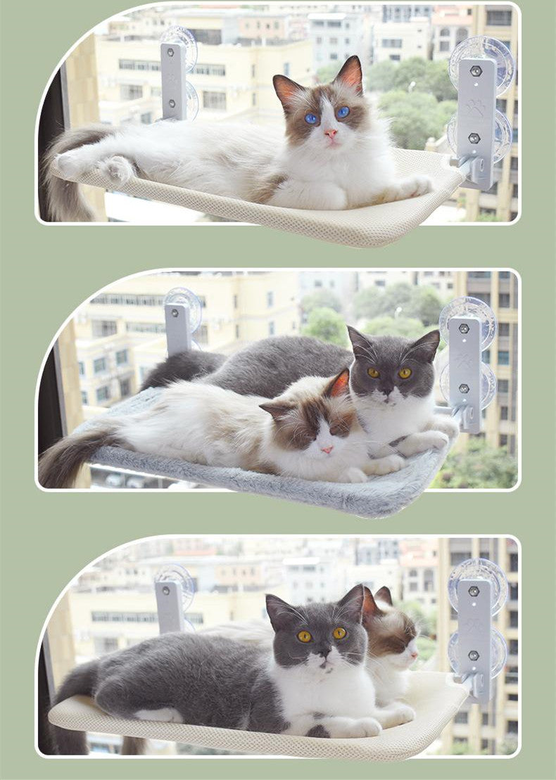 Window Cat Perch with Suction Cups