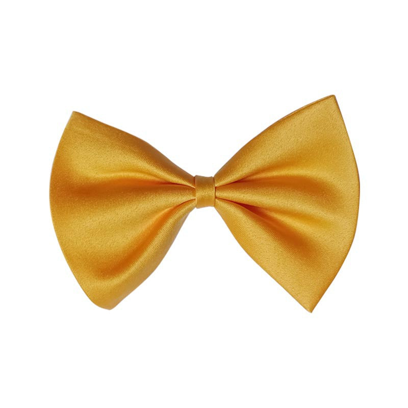 Adjustable Solid Color Pet Bow Tie - Yellow