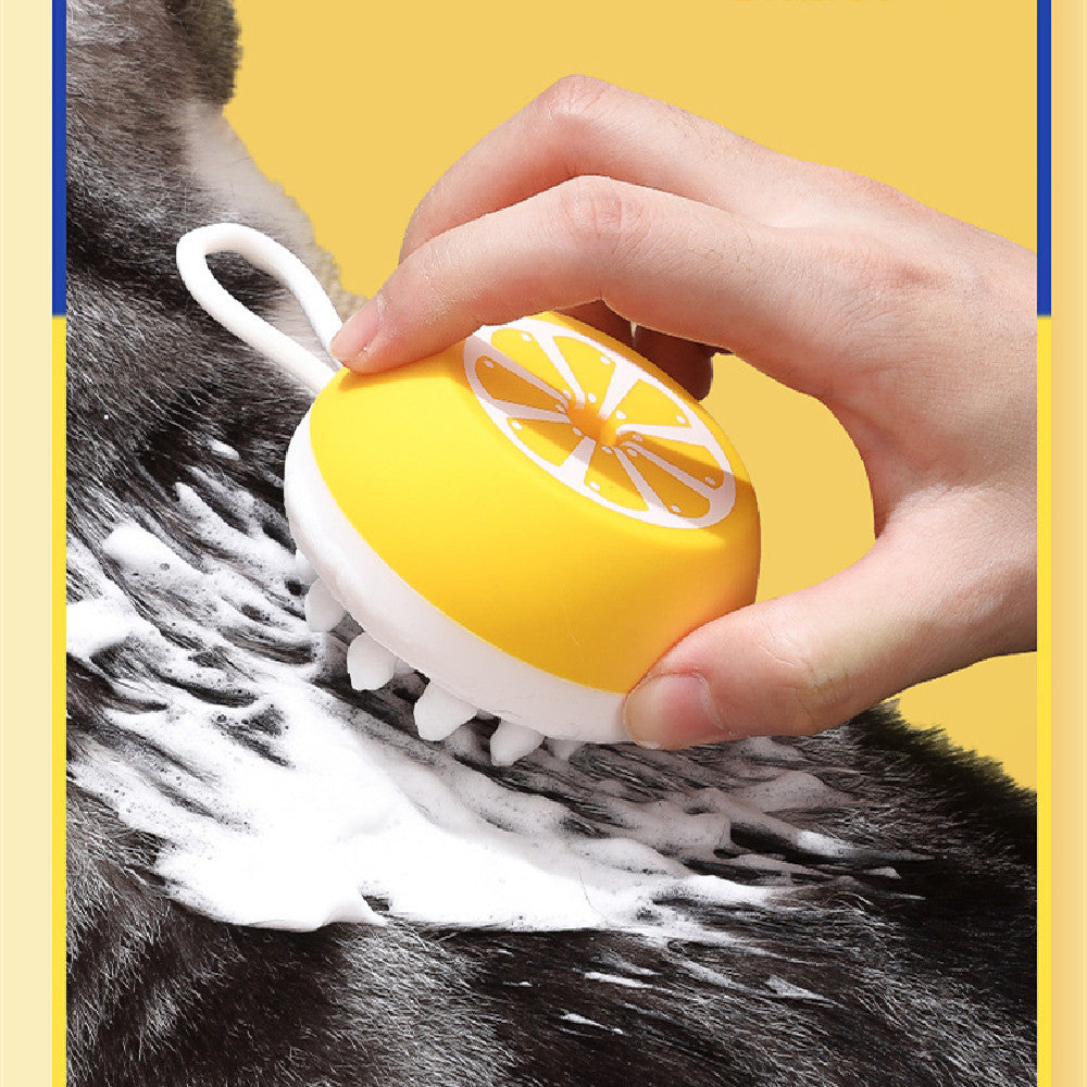 Silicone Pet Bath and Massage Brush