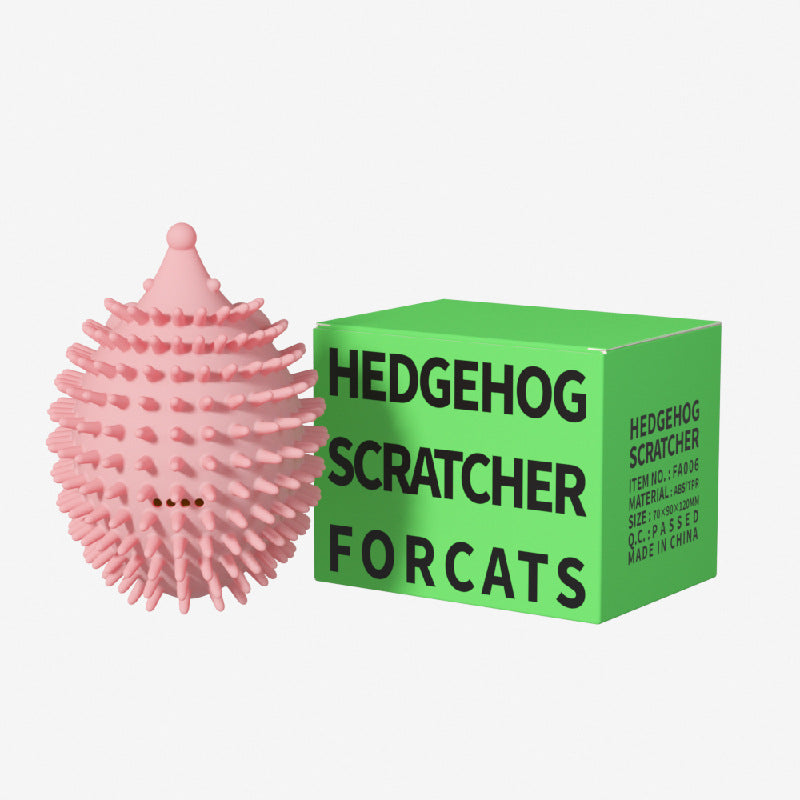Wall Corner Cat Rubbing Brush - Pink