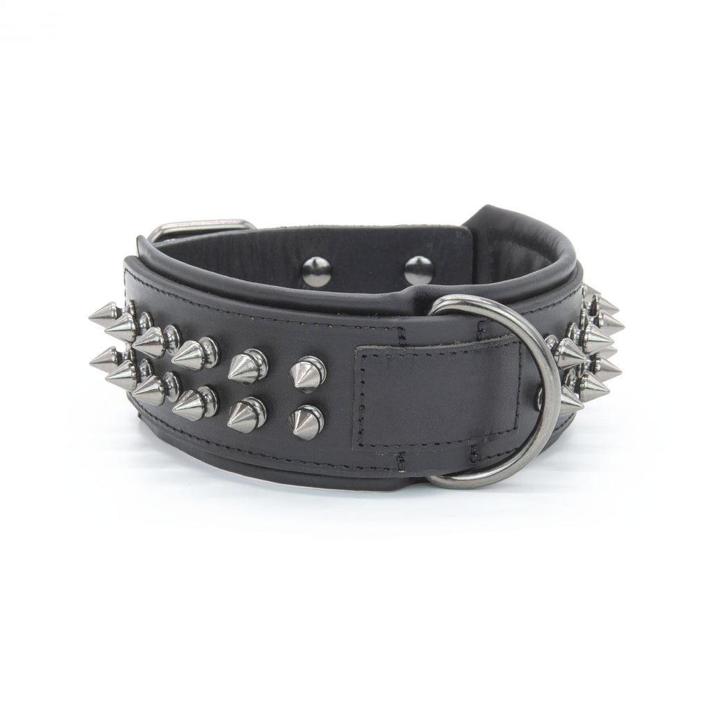 Riveted Leather Dog Collar