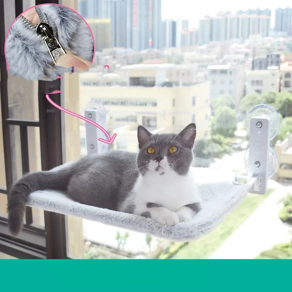 Window Cat Perch with Suction Cups