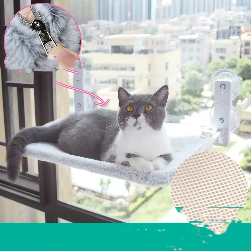 Window Cat Perch with Suction Cups