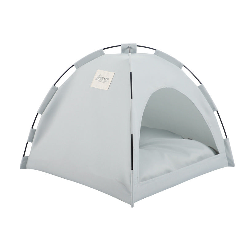 Portable Pet Tent Bed with Cushion