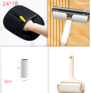 Reusable Pet Hair Remover Roller - Set