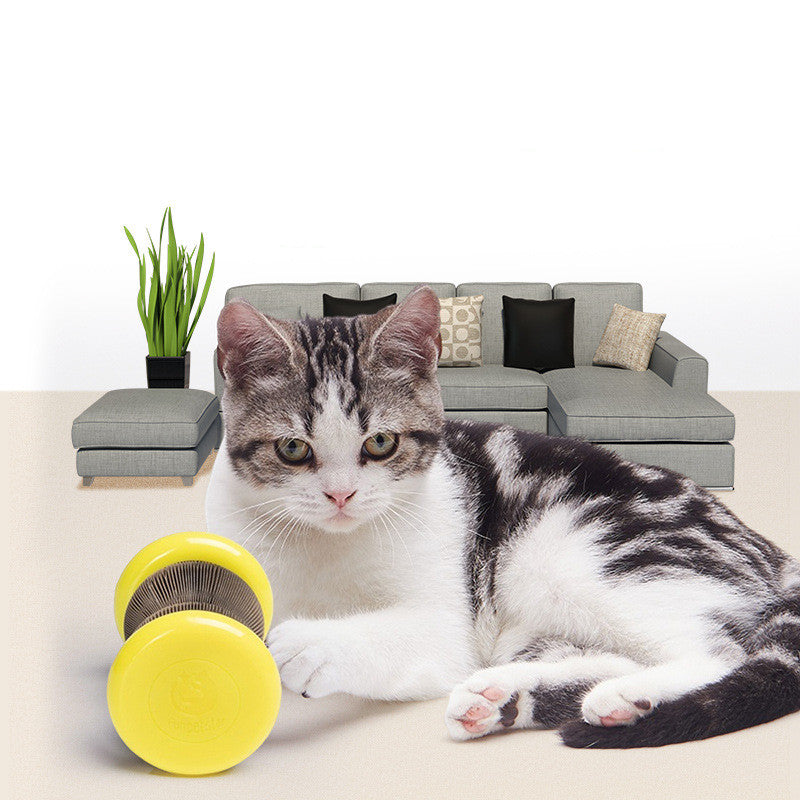 Corrugated Cat Scratch Wheel Toy