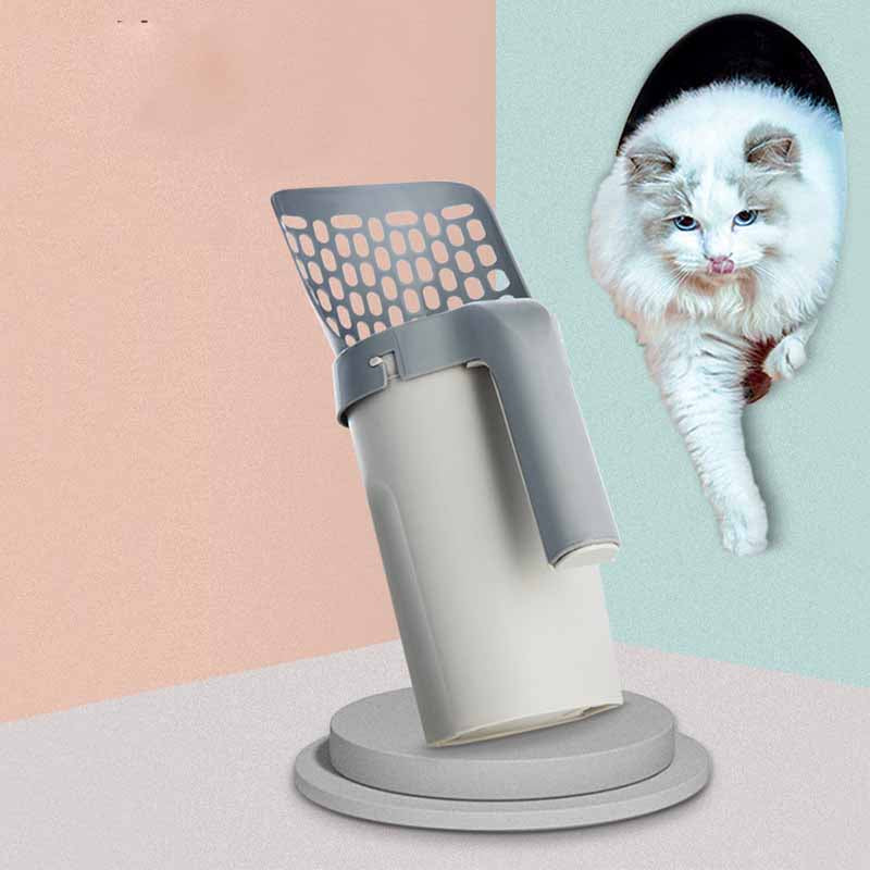 Removable Cat Litter Scoop and Bag Set