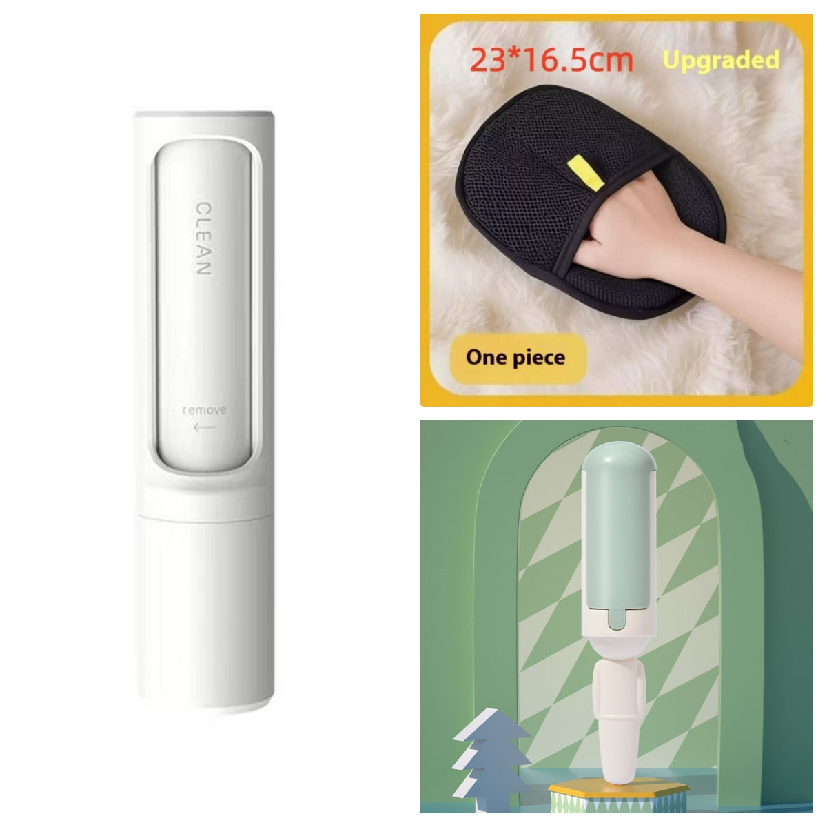 Reusable Pet Hair Remover Brush - Set13