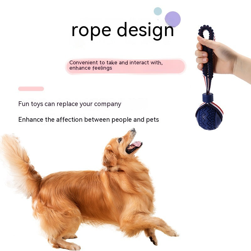 Ball Toy with Elastic Rope for Dogs