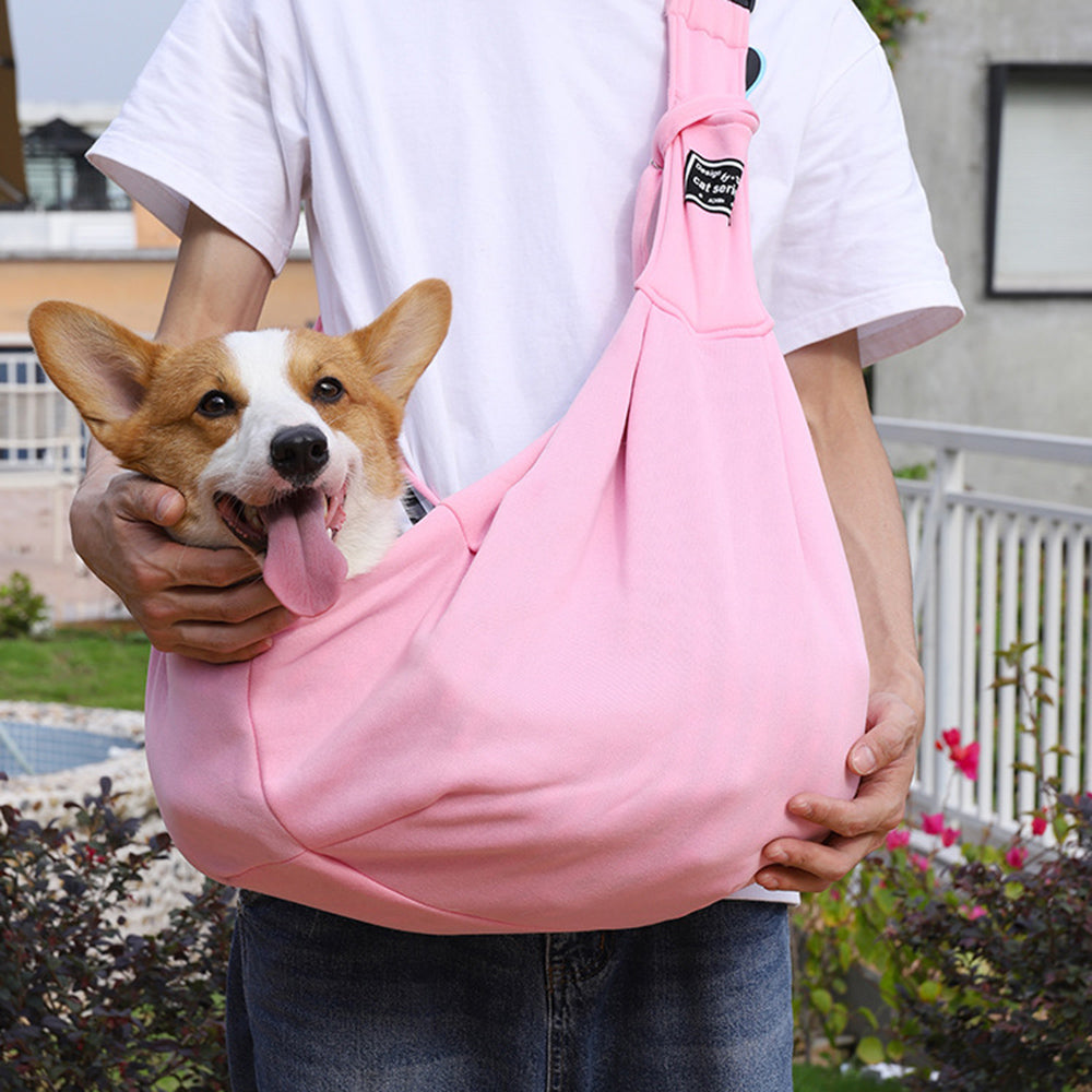 Cotton Pet Sling Carrier Bag