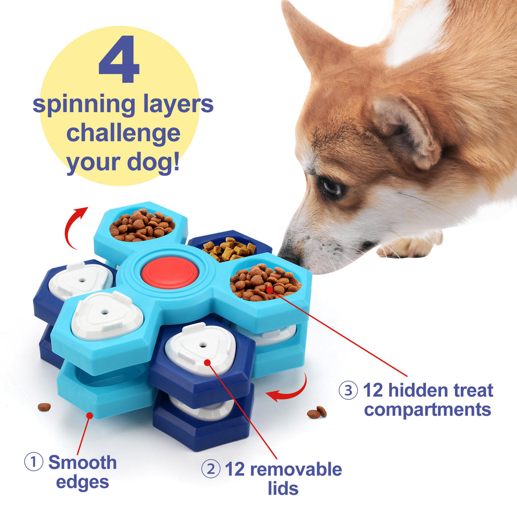 4-Layer Slow Feeder Puzzle Bowl
