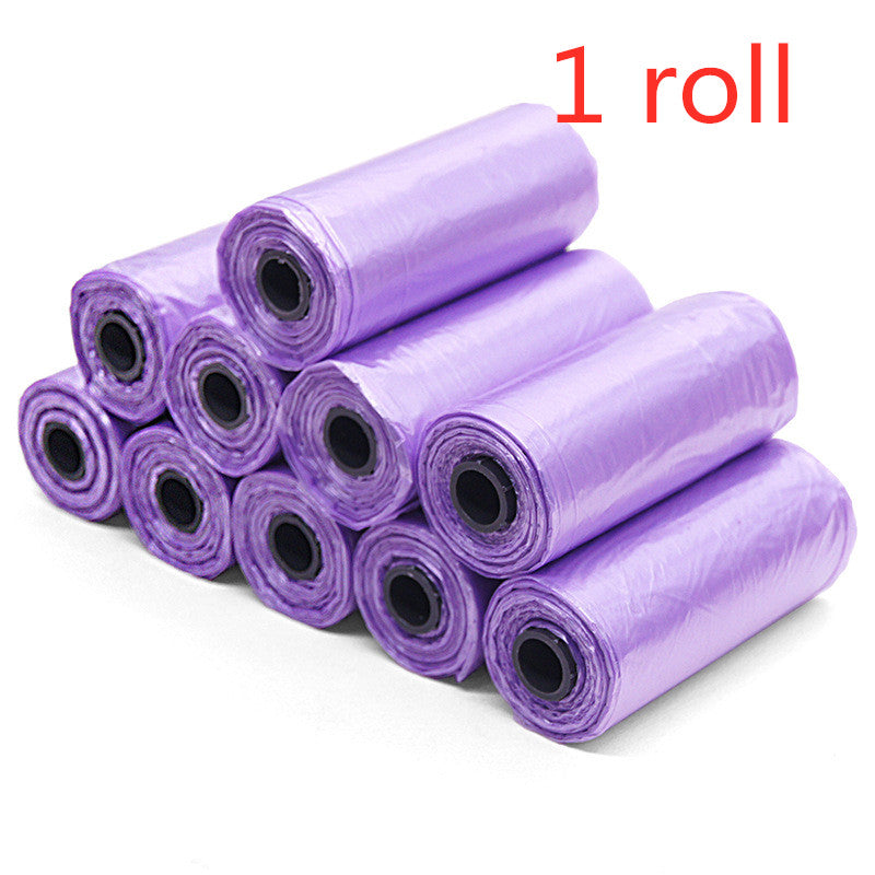Pet Poop Bags for Dogs and Cats - Purple / 1roll