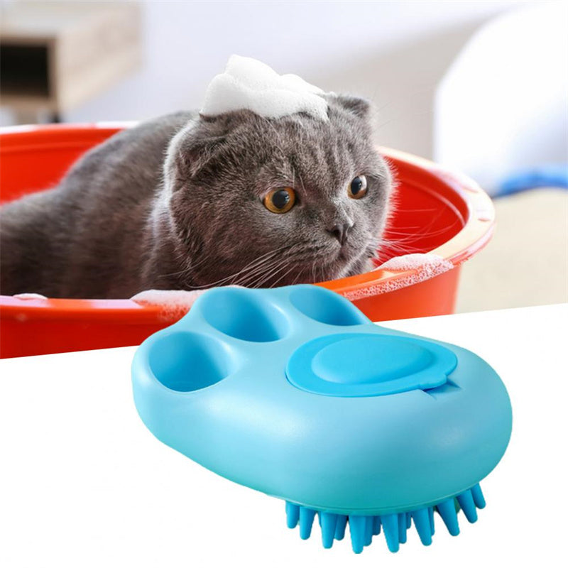 Paw-Shaped Pet Bath Brush
