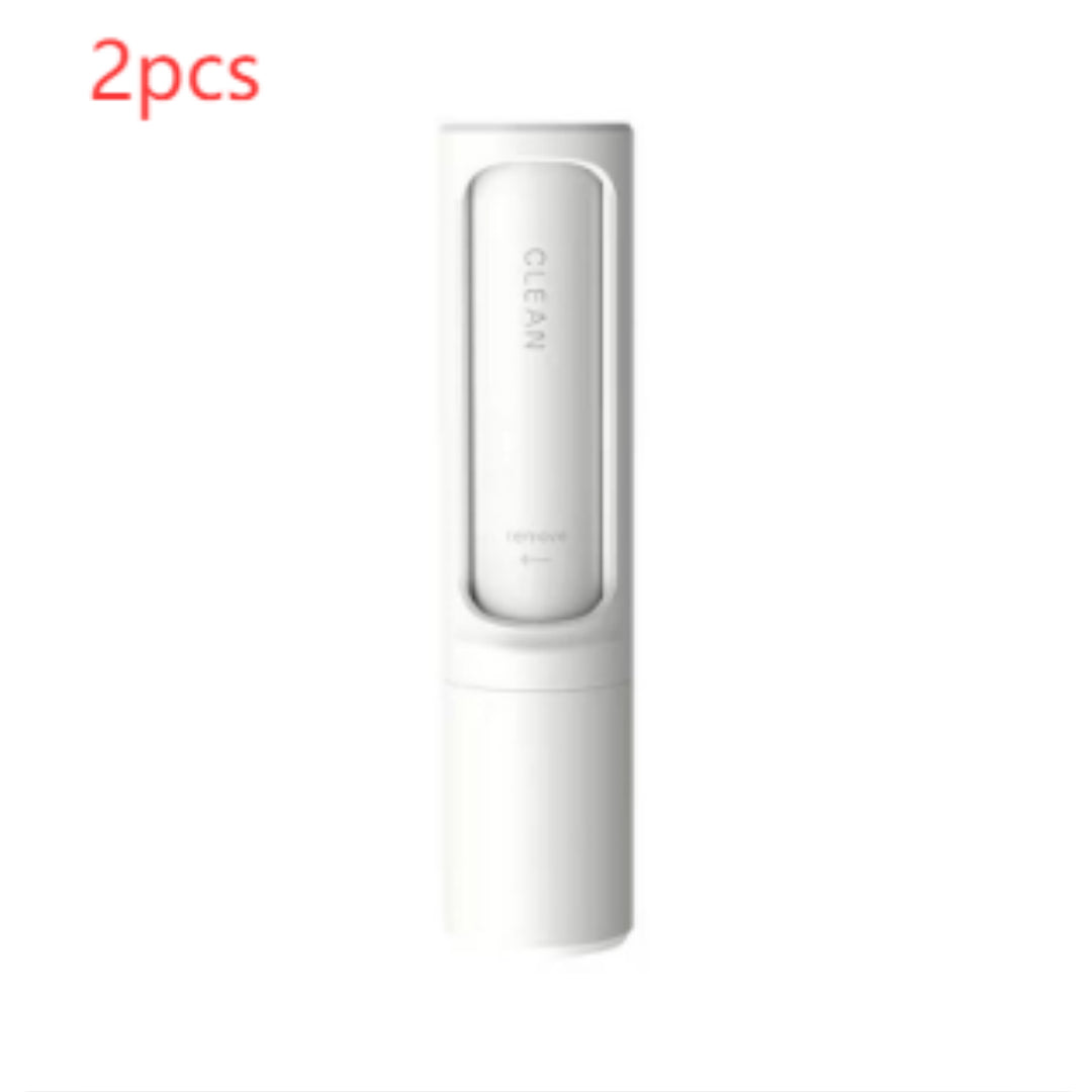 Reusable Pet Hair Remover Brush - White 2pcs