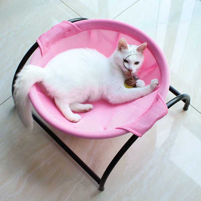 Elevated Mesh Cat Hammock Bed