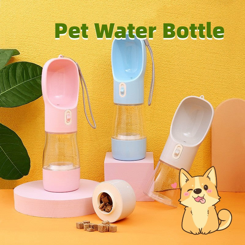 Wide-Mouth Dog Travel Water Bottle