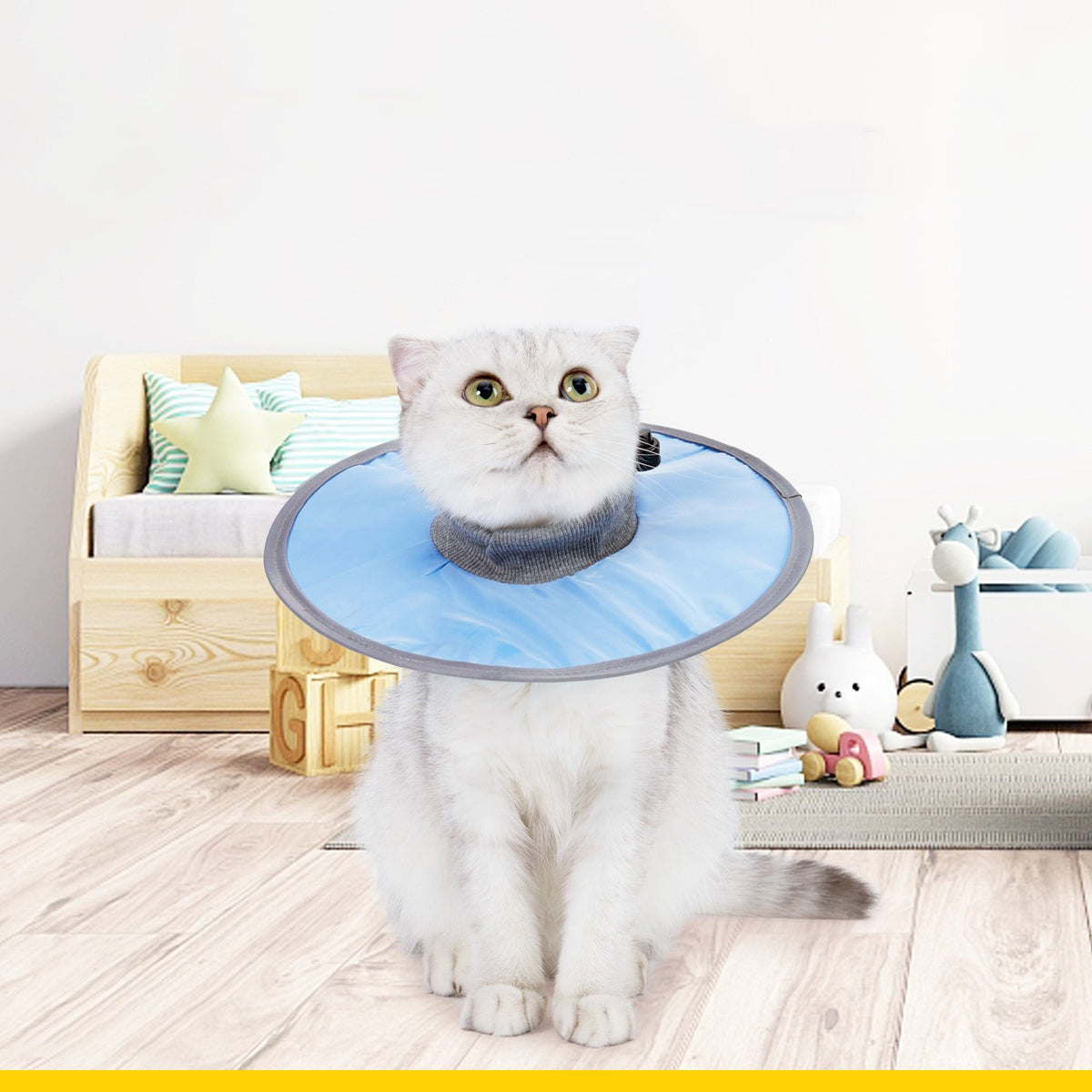 Soft Fabric Ring Cat Collar