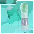 Wide-Mouth Dog Travel Water Bottle - Blue Water bottle 240ml Grain / Solid color