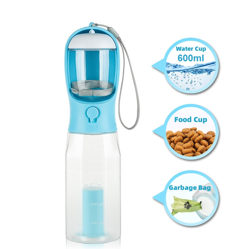 3-in-1 Pet Travel Water Bottle