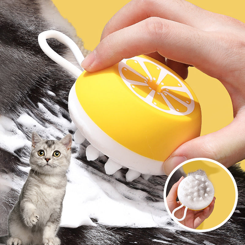 Silicone Pet Bath and Massage Brush