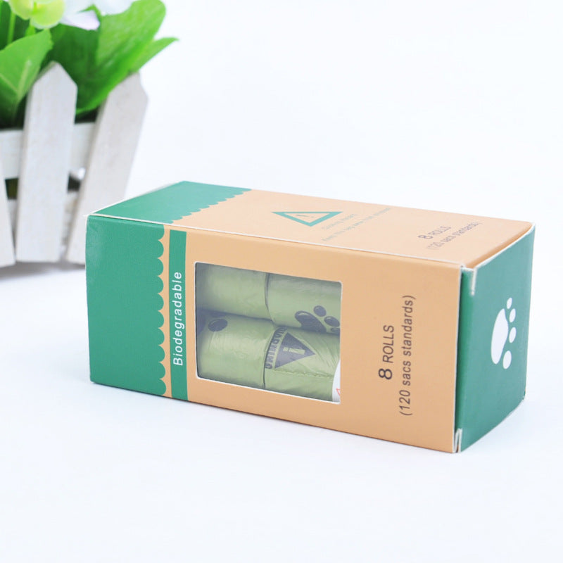 Green Dog Poop Bag Rolls