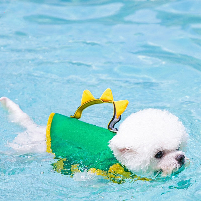 Swan and Dinosaur Dog Life Jacket