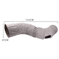 Foldable S-Shaped Cat Tunnel - Gray