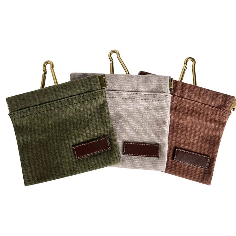 Waxed Canvas Dog Treat Pouch