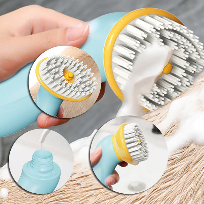 Handheld Pet Bath Massage Brush