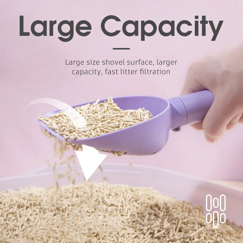 Cat Litter Scoop with Bag Storage