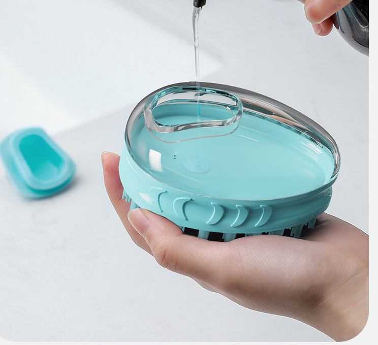 Compact Dog Bath Massage Brush