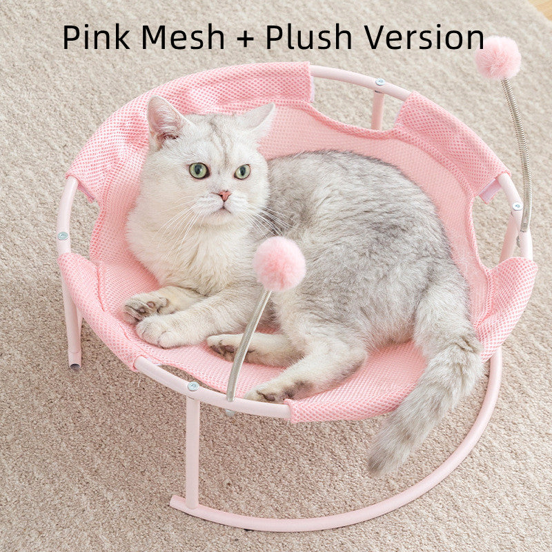 Long Plush Cat Hammock Pad