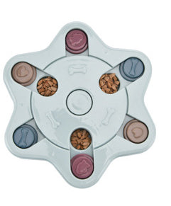Slow-Feed Puzzle Toy for Dogs - Blue / Hexagon