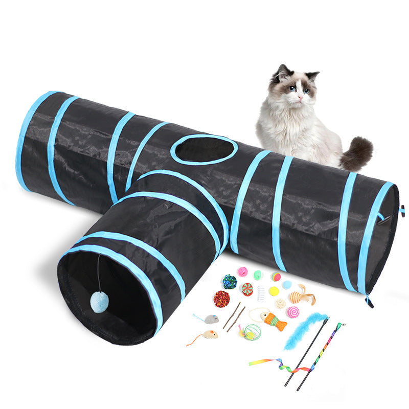 Foldable Polyester Cat Tunnel