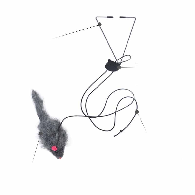 Hanging Door Mouse Toy for Cats