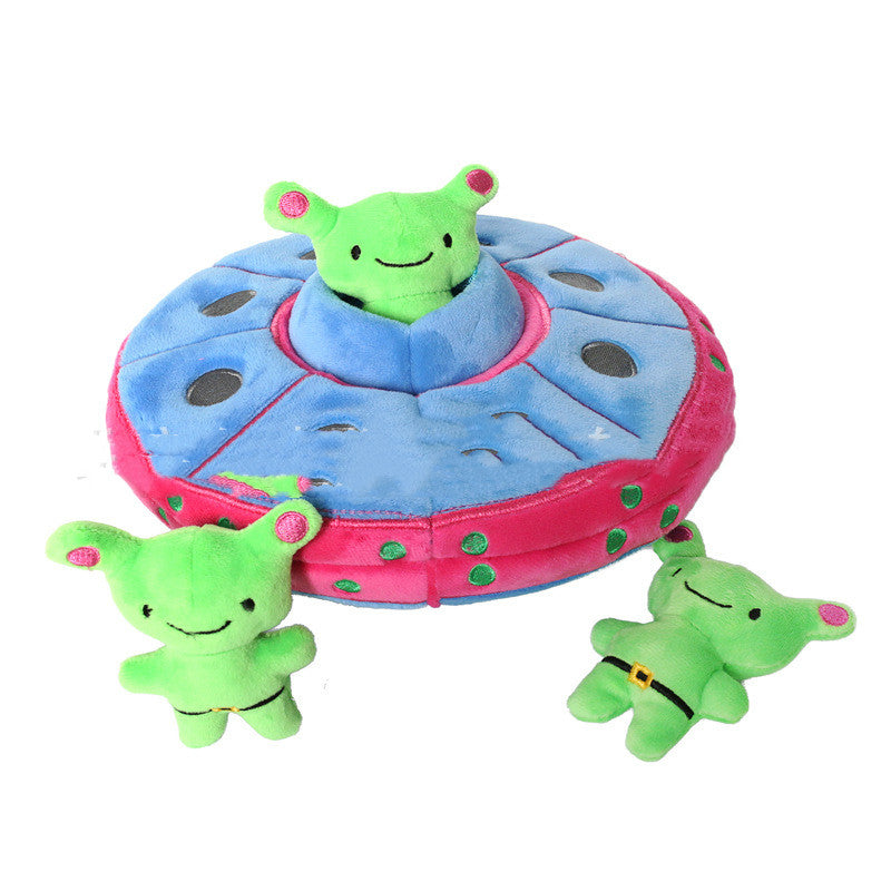 Hide & Seek Plush Puzzle Toy - UFO